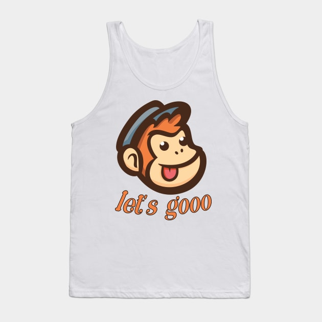 Gorilla Tag Monke VR Gamer for Kids, Adults, Teens Tank Top by KRMOSH